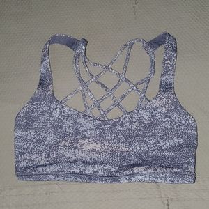 Lululemon Free to Be Zen Bra Purple  speckled Size 2
